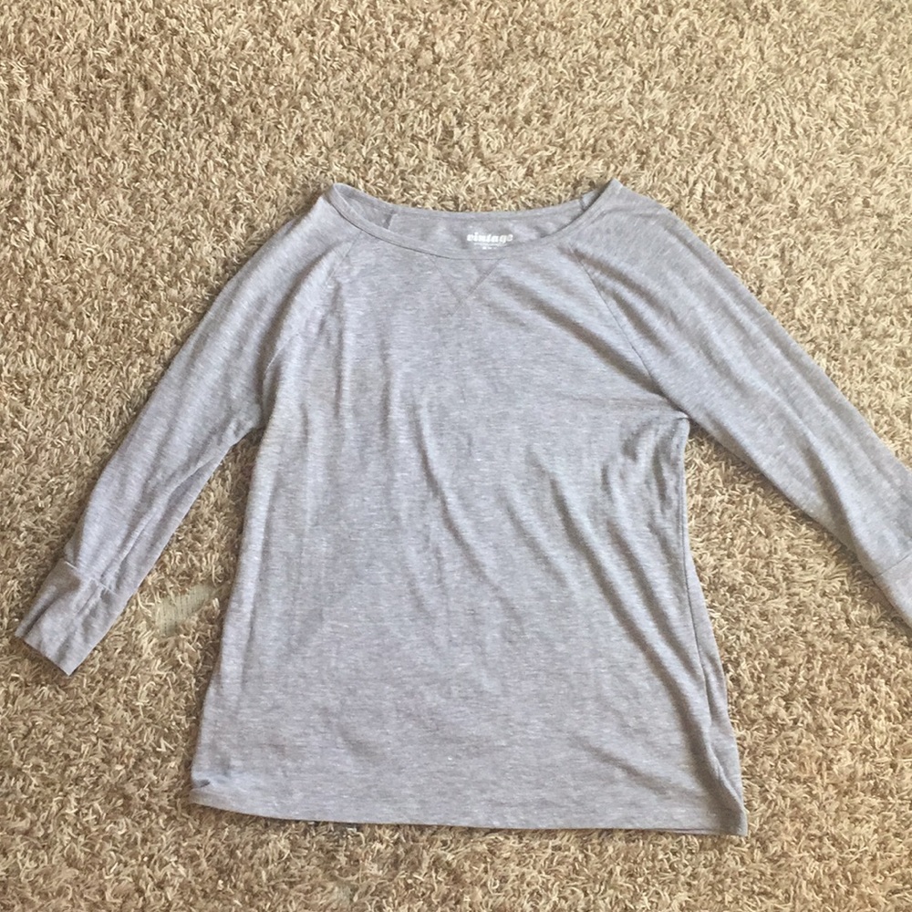 Gray shirt